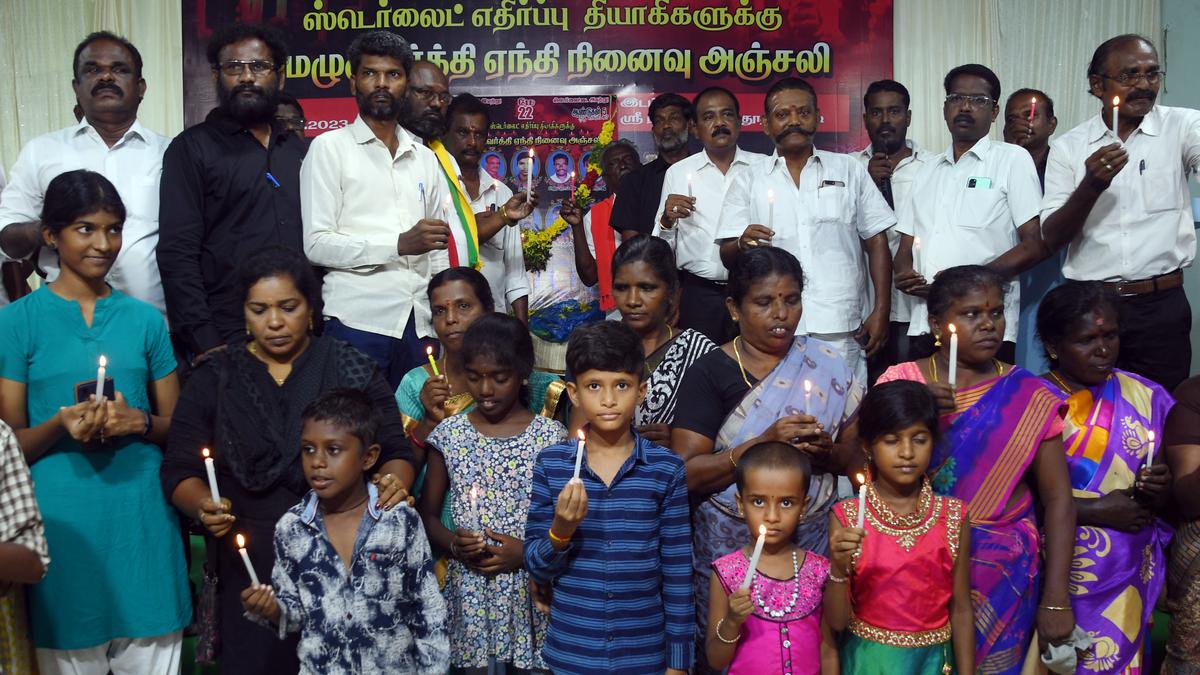 Fifth anniversary of anti-Sterlite protest firing observed in Thoothukudi