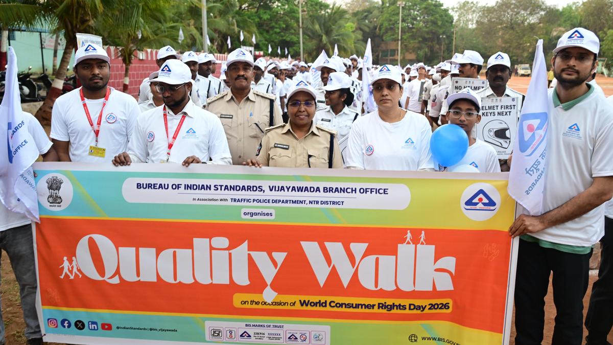 BIS holds ‘Quality Walk’ in Vijayawada to mark World Consumer Rights Day