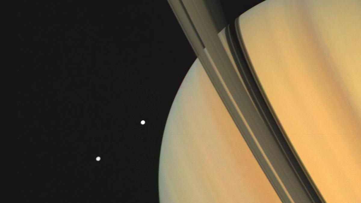 What caused the present-day tilt of Saturn?