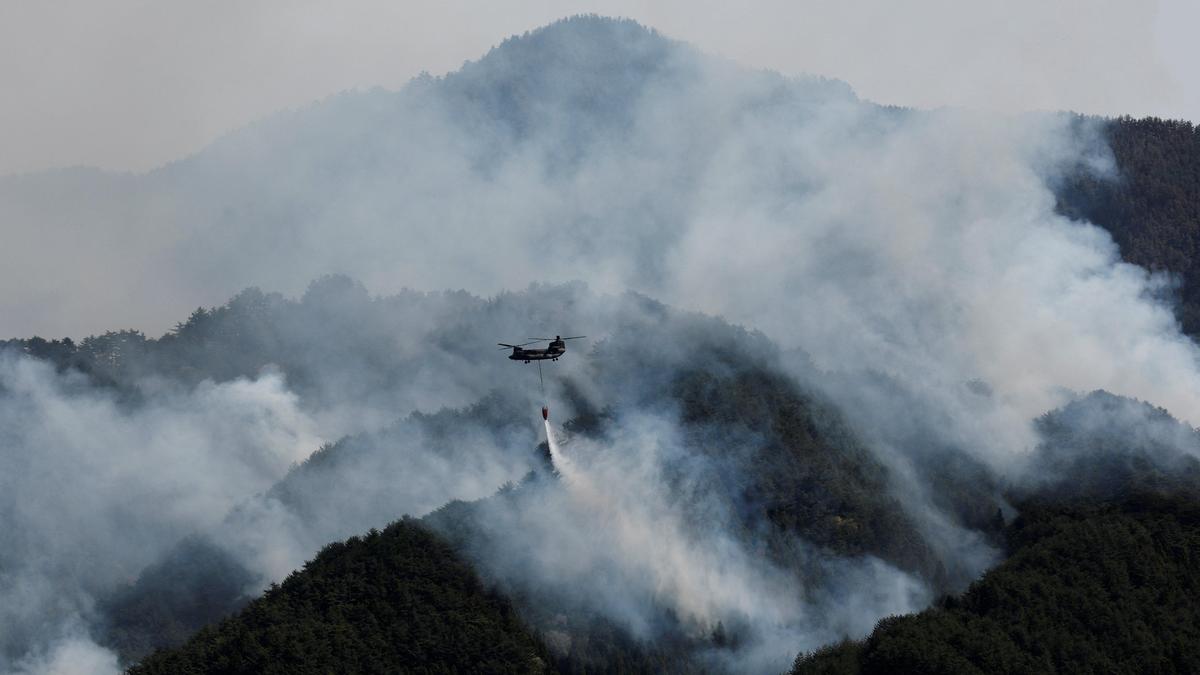 Japan deploys 1,400 firefighters to battle raging wildfires in the north