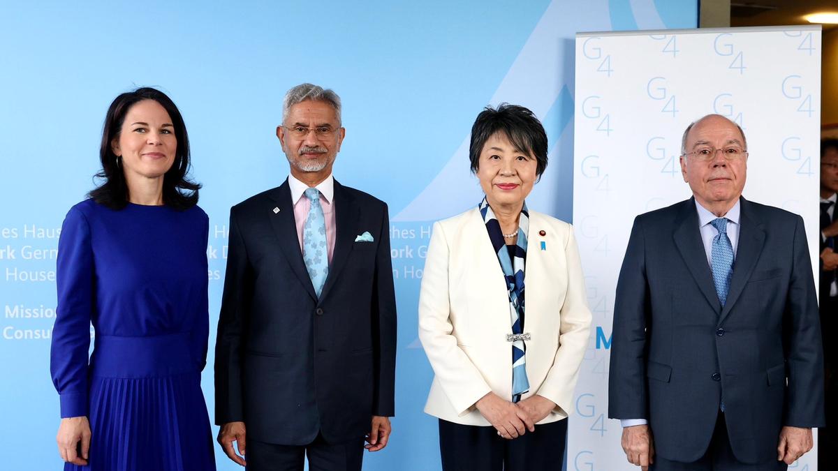 EAM Jaishankar meets Foreign Ministers of G4 nations in New York