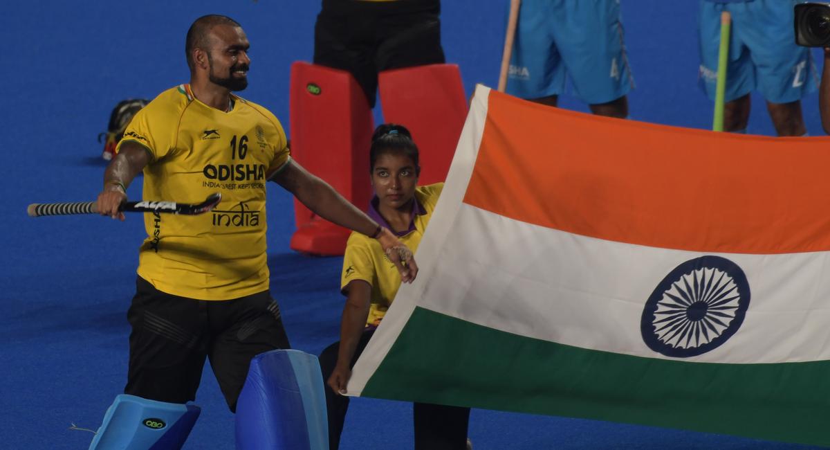 Long run: Sreejesh before his 300th International against Japan during the Asian Champions Trophy in Chennai in August, 2023.