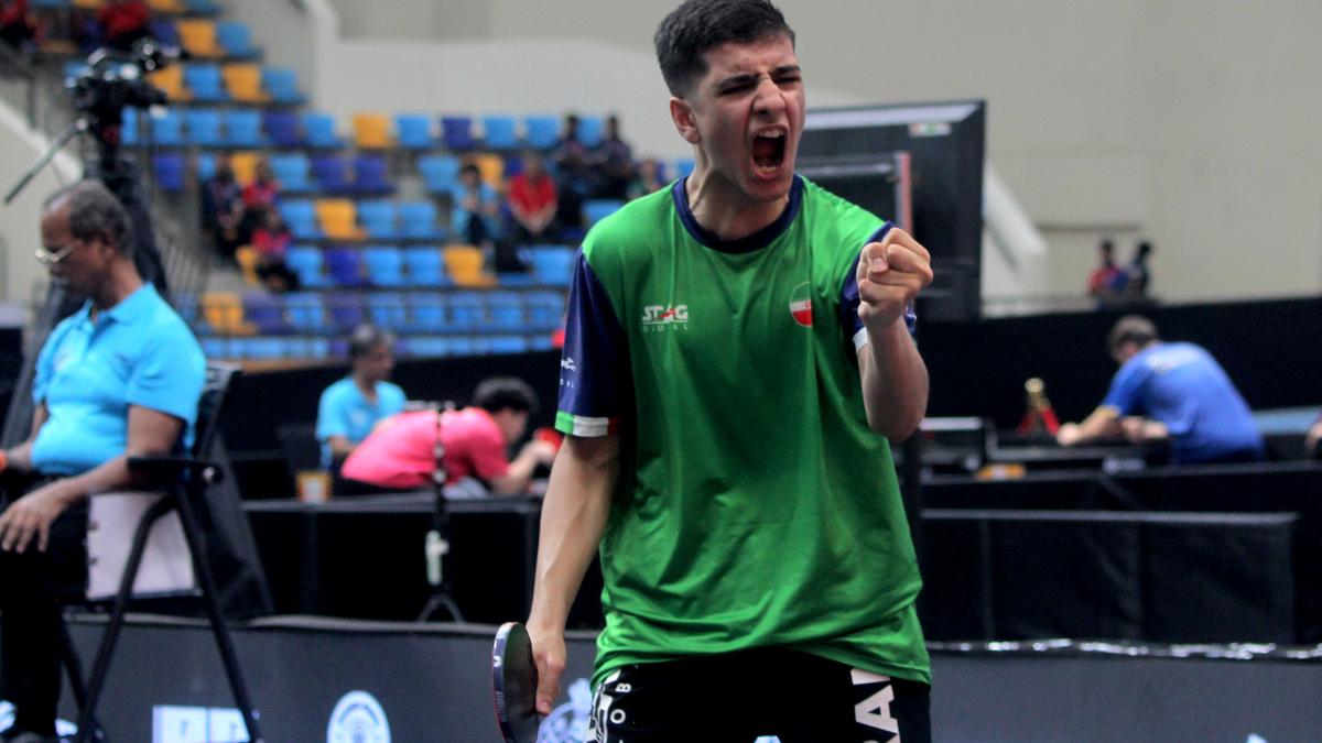Asian table tennis | Teenage sensation Benyamin Faraji already showing signs of a world-beater