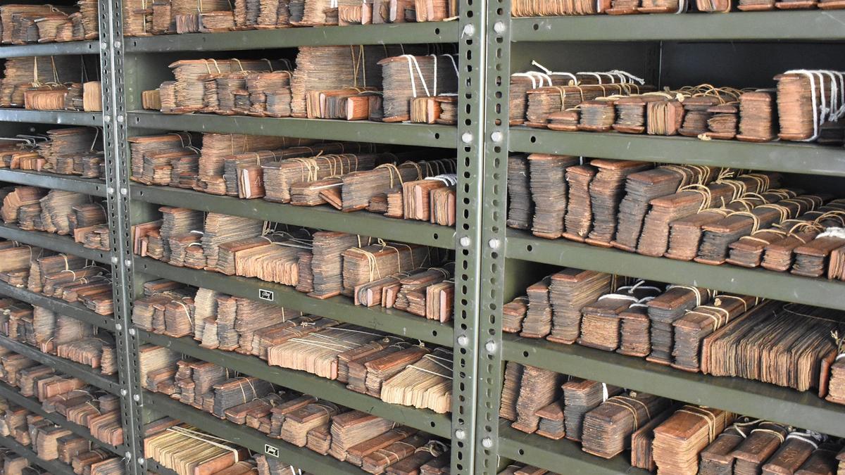 Digitisation of palm leaf manuscripts at ORI nearing completion