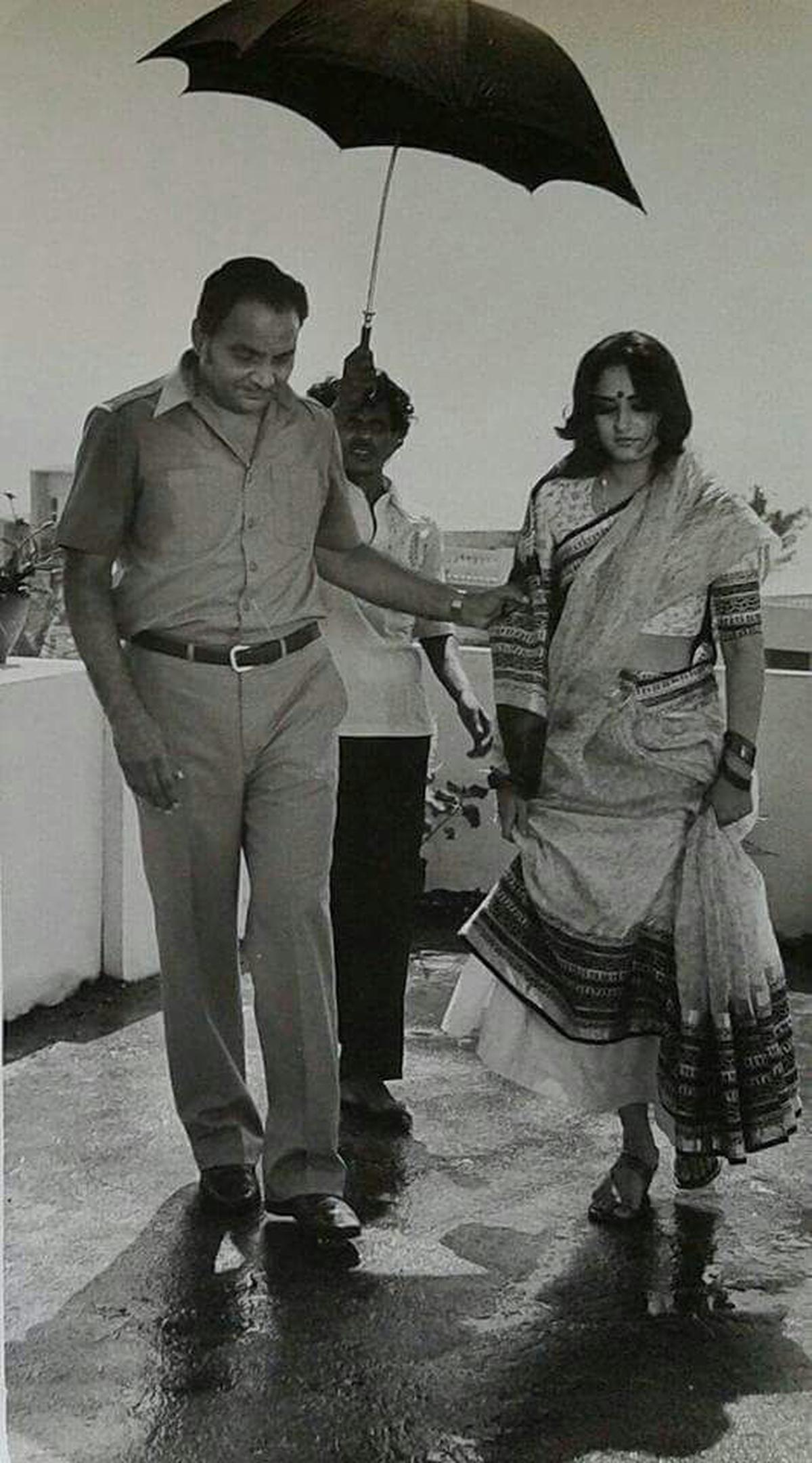 Jayaprada with K Viswanath