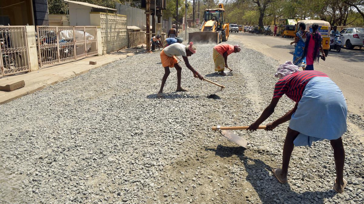 Tiruchi Corporation expedites road re-laying works