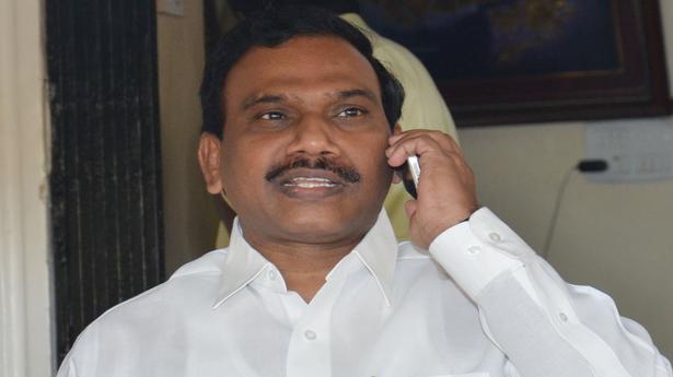DMK MP A. Raja demands probe into 5G auction