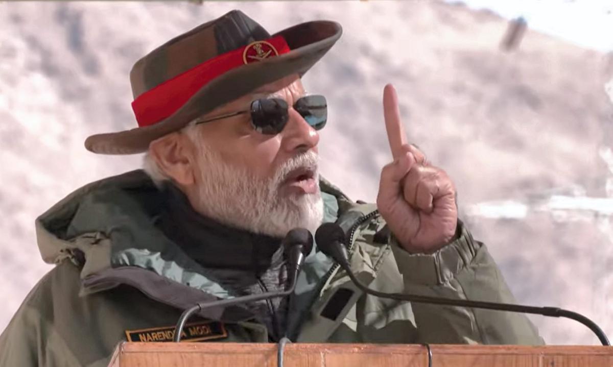 PM Modi celebrates Deepavali in Kargil, says India has never considered war first option but last resort
