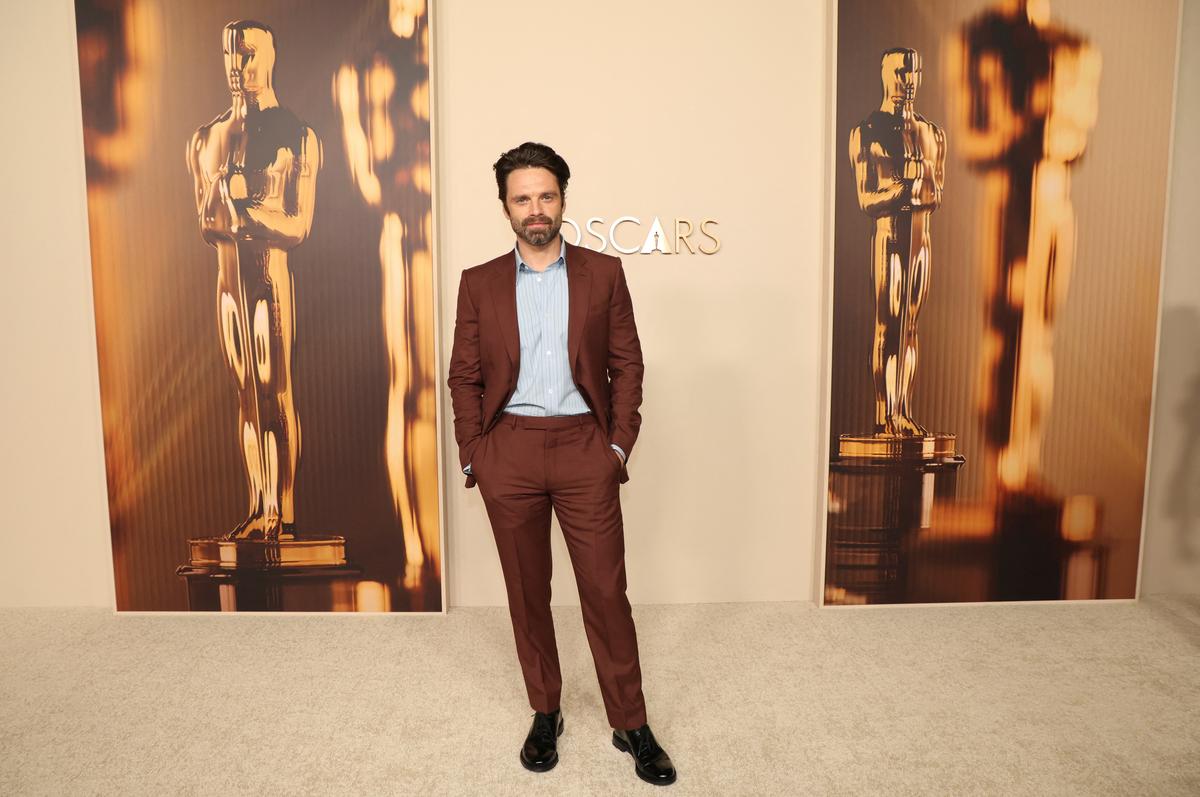 Best Actor Oscar nominee Sebastian Stan attends the Academy of Motion Picture Arts and Sciences reception for the nominees of the 97th Oscars in Los Angeles, U.S., February 25, 2025.