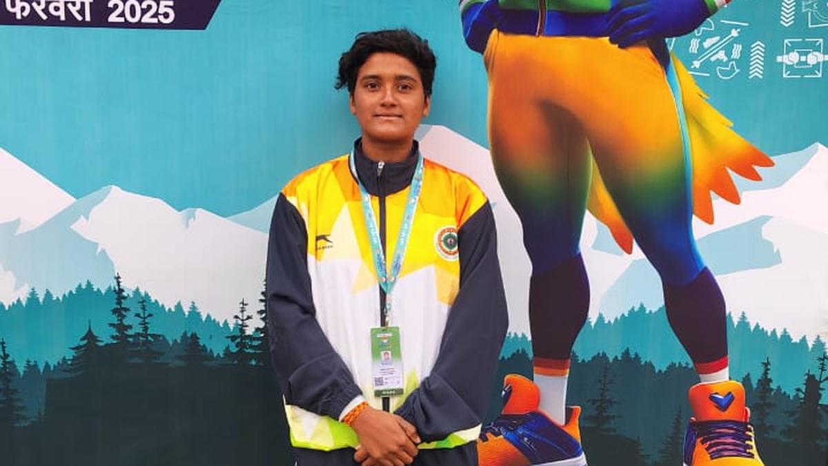 Nagidi Gayathri from Andhra Pradesh bags gold at the 38th National Games