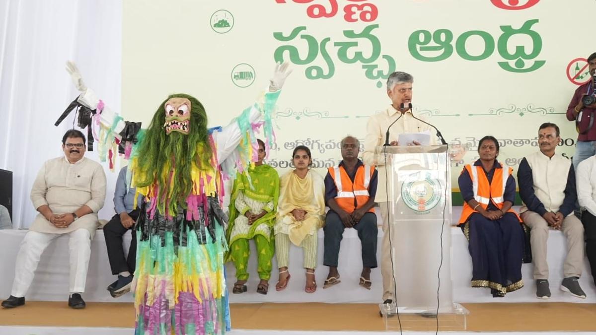 Andhra Pradesh Chief Minister Chandrababu Naidu advocates elimination of single-use plastic from daily life