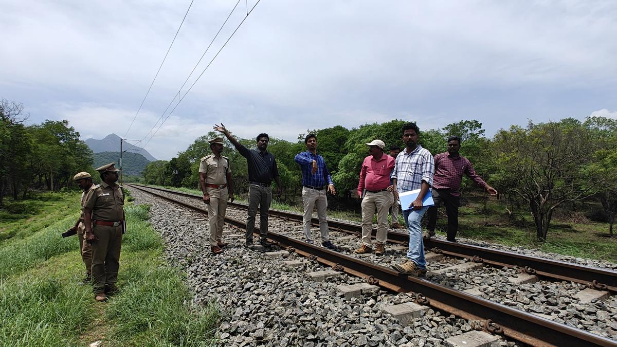 T.N. Forest Department, Southern Railway officials inspect tracks near Coimbatore to improve safety of wild elephants