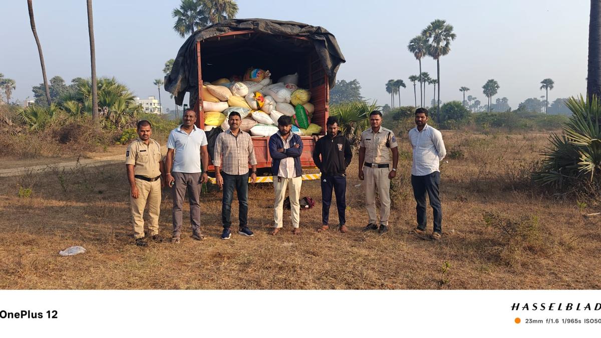12 tonnes of PDS rice seized near Hayathnagar, three held