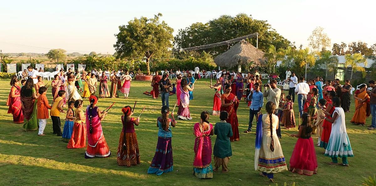 (file photo)Kolaatam dance at Nirvana Farmhouse (file photo)Kolaatam dance at Nirvana Farmhouse