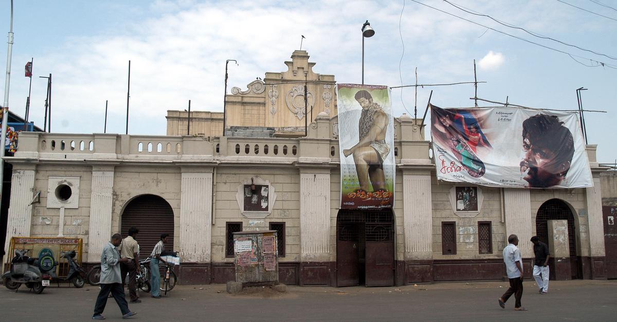 Crown cinema theatre at Mint in Chennai. File Crown cinema theatre at Mint in Chennai. File