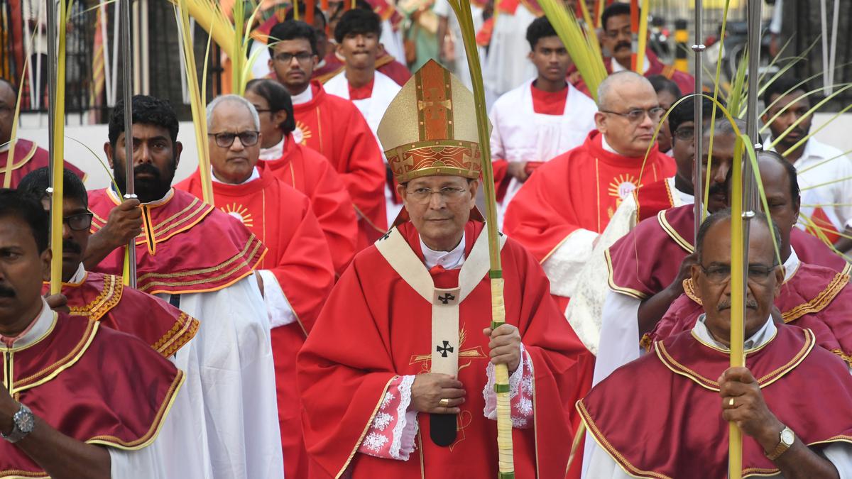 Palm Sunday observations in Kochi