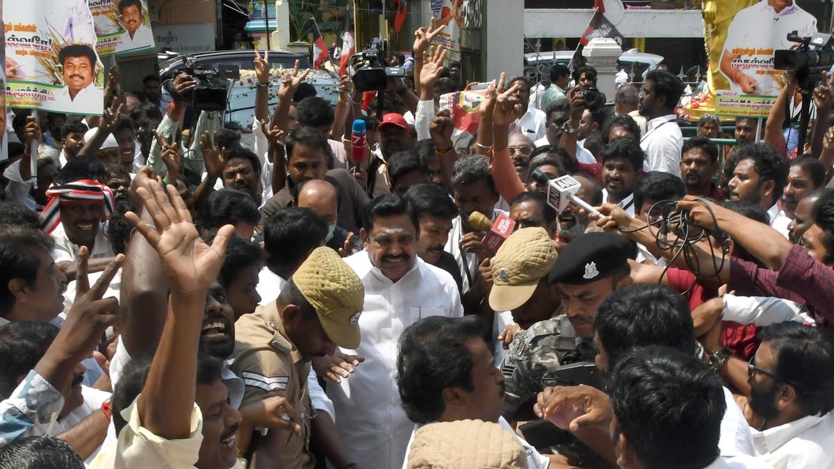 Edappadi K. Palaniswami is AIADMK’s sixth general secretary