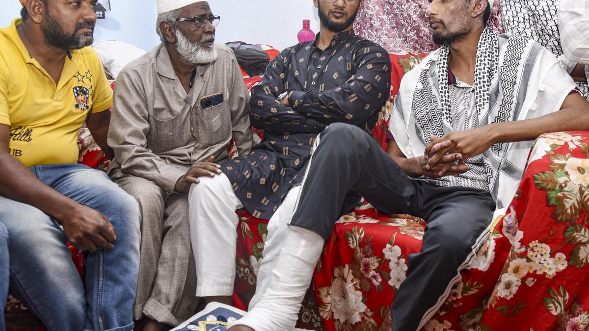 Umrah bus crash survivor reaches Hyderabad