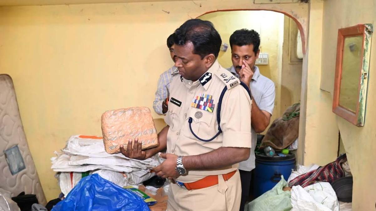 200 kg ganja seized from a house in Visakhapatnam, house to be sealed