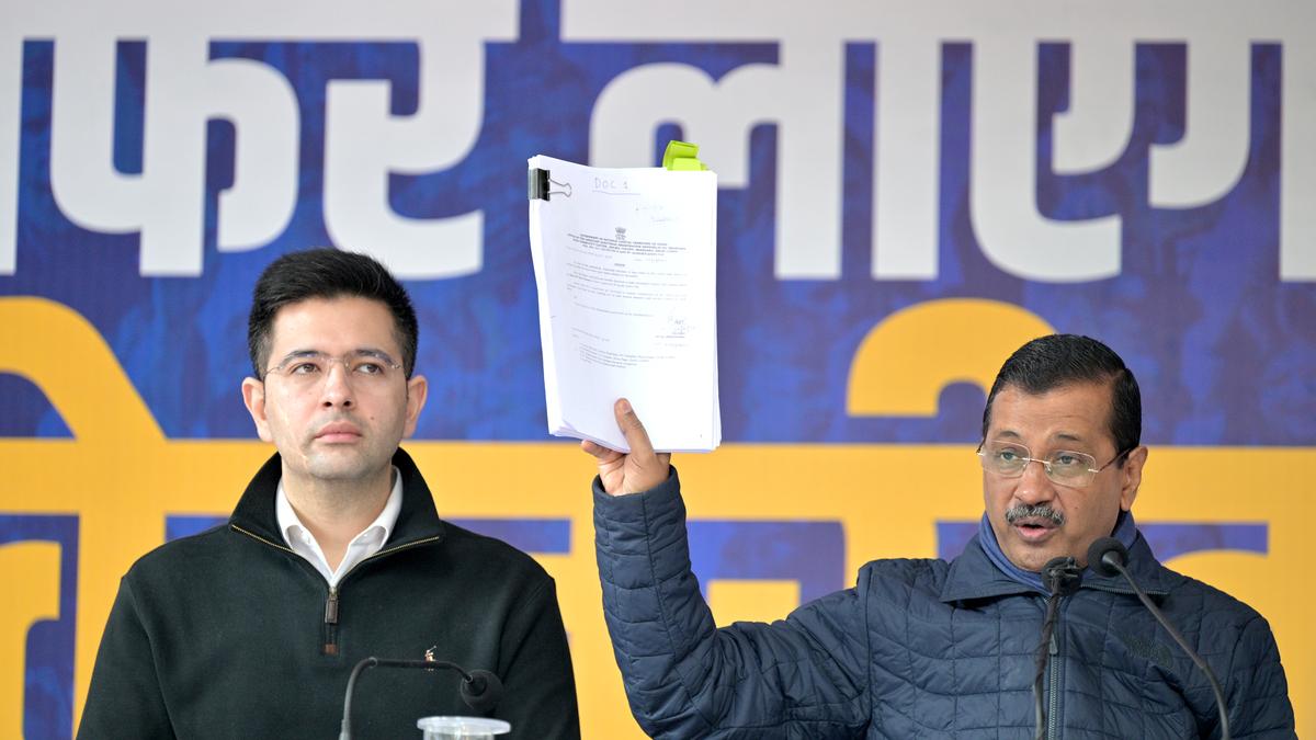 BJP conspiring to erase AAP supporters’ names from electoral roll, says Kejriwal