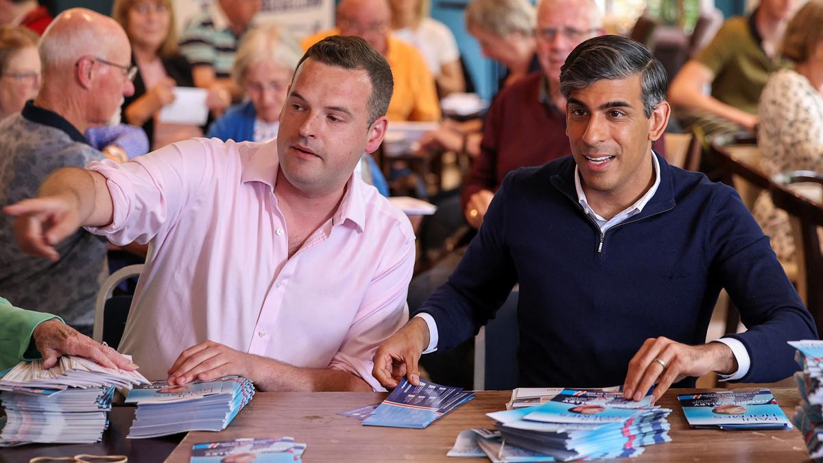 U.K. elections 2024: Faced with prospect of defeat, Rishi Sunak says ‘fighting hard for every vote’