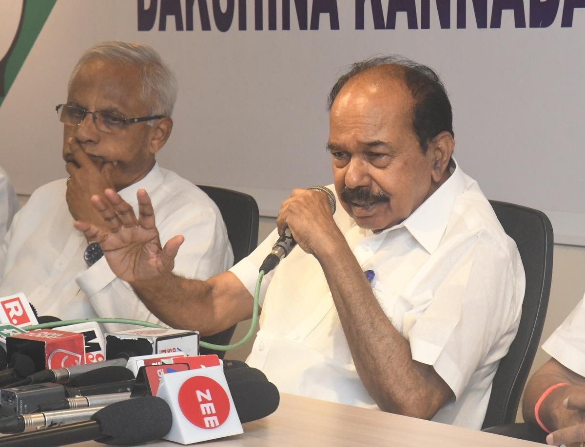 Alliance with JD(S) will spell doom for BJP: M. Veerappa - The Hindu