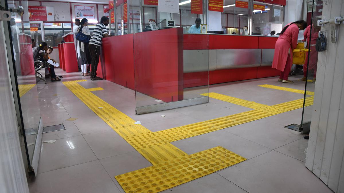 Braille signage, tactile flooring installed at Head Post Offices in Madurai