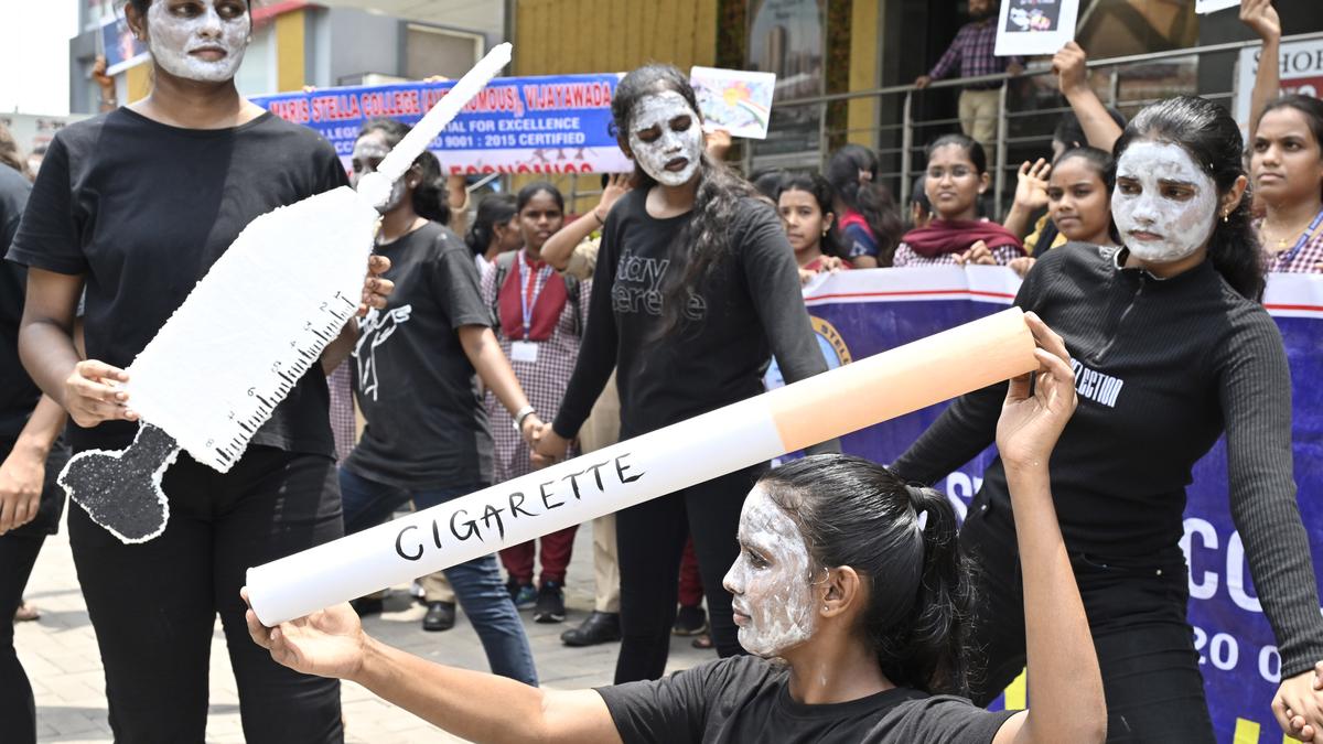 Maris Stella students campaign for a drug-free society in Vijayawada