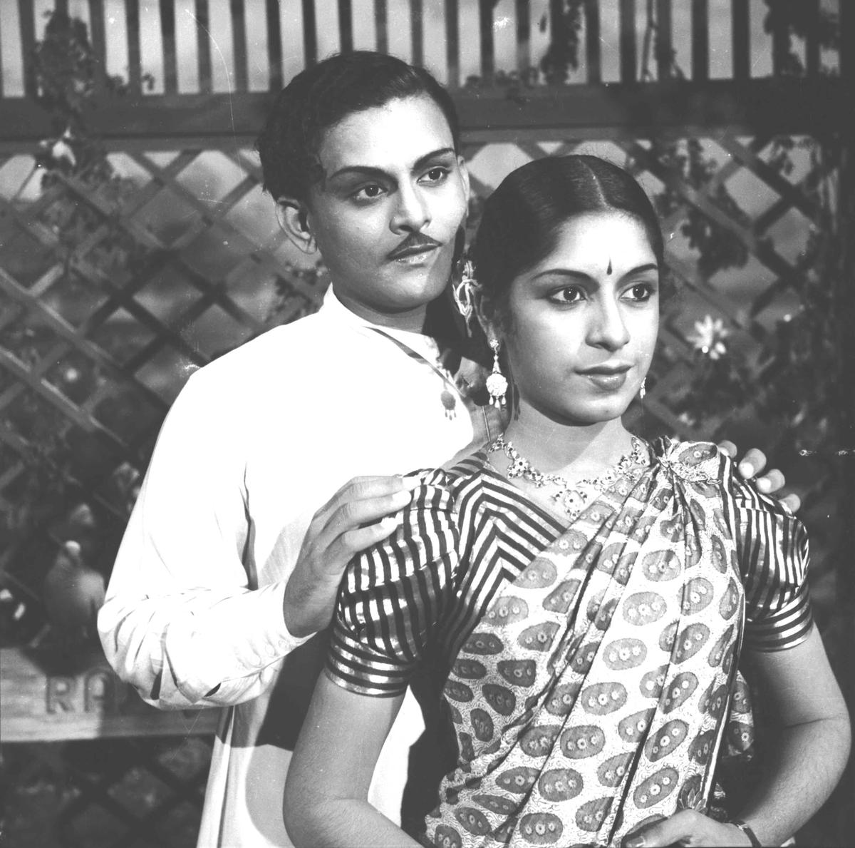 Still from Tamil film Naam Iruvar.