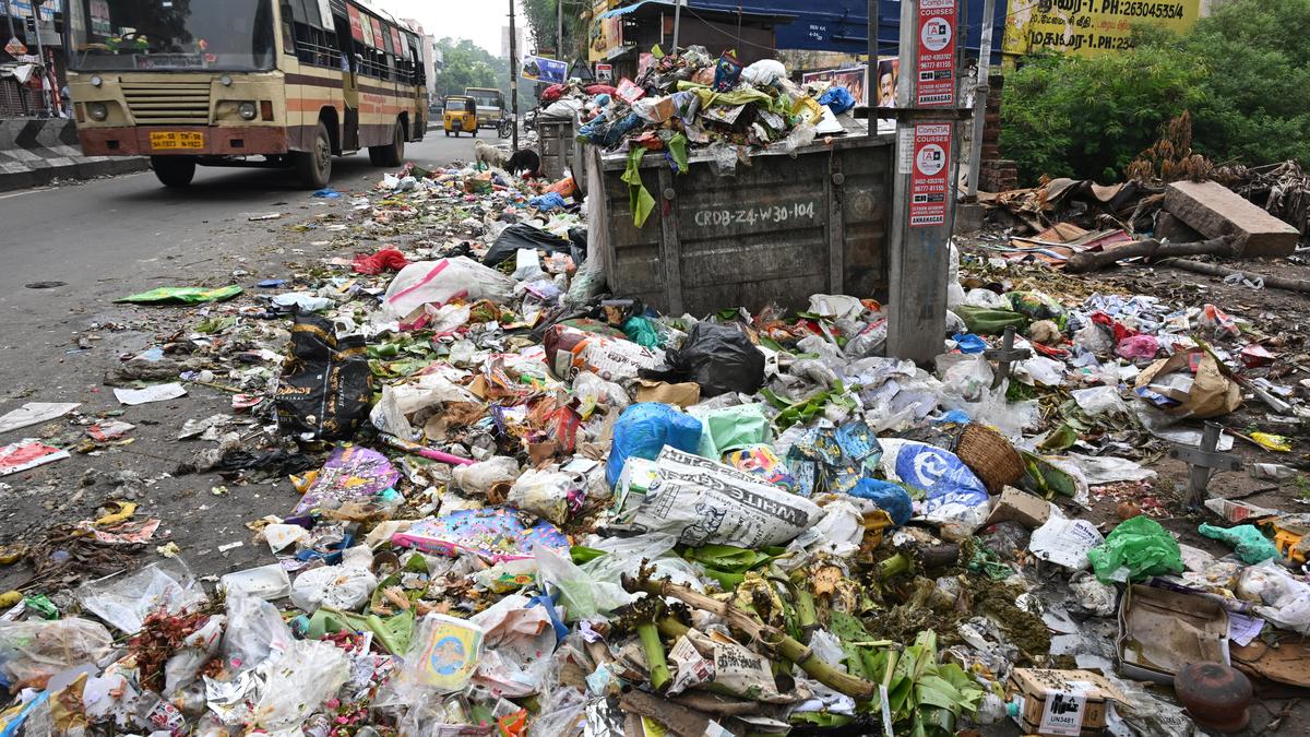 1,690 tonnes of garbage lifted in three days from 100 wards in Madurai city; Commissioner imposes fine of ₹50,000 for dumping meat waste along Vaigai