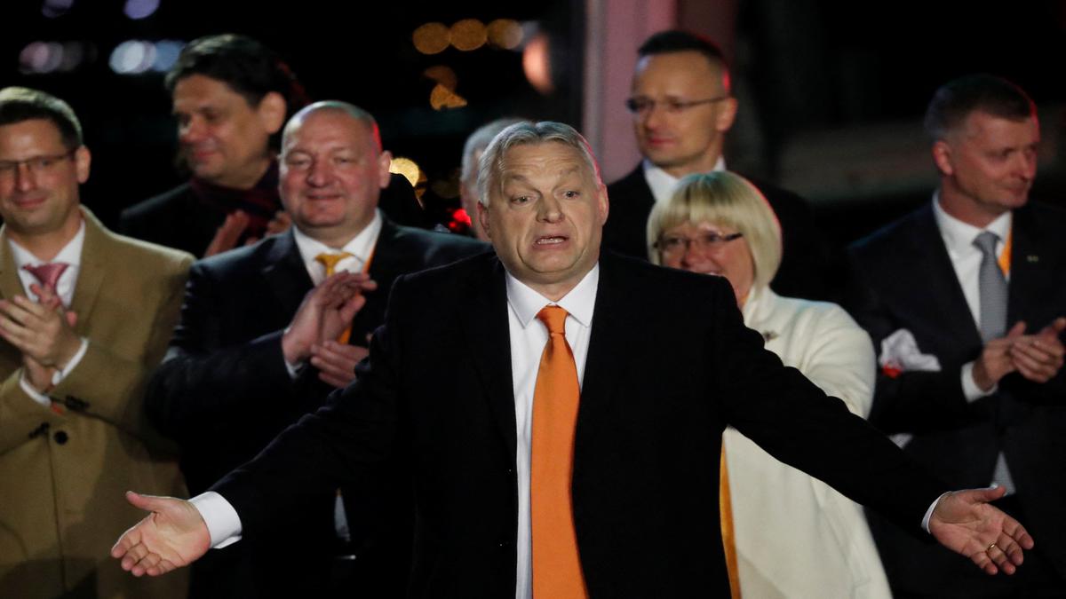 Hungary's pro-Putin PM Orban claims victory in national vote