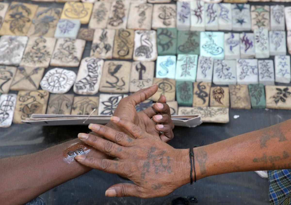 Meet some of Indias indigenous tattoo artists fiercely protecting  traditional designs  The Hindu