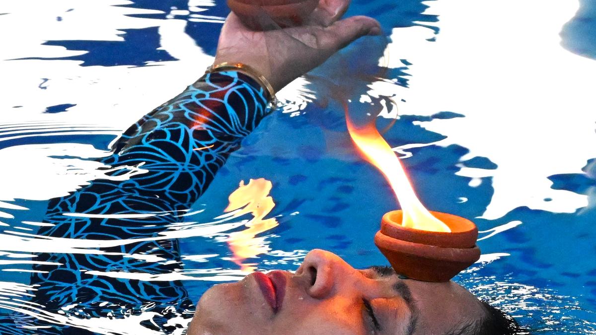 Mass yoga session held at popular &lsquo;Thotlakonda&rsquo; Buddhist site