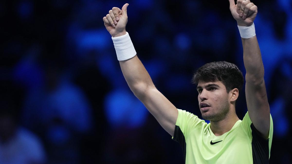 Carlos Alcaraz sets up semifinal match against Novak Djokovic at ATP Finals after beating Medvedev