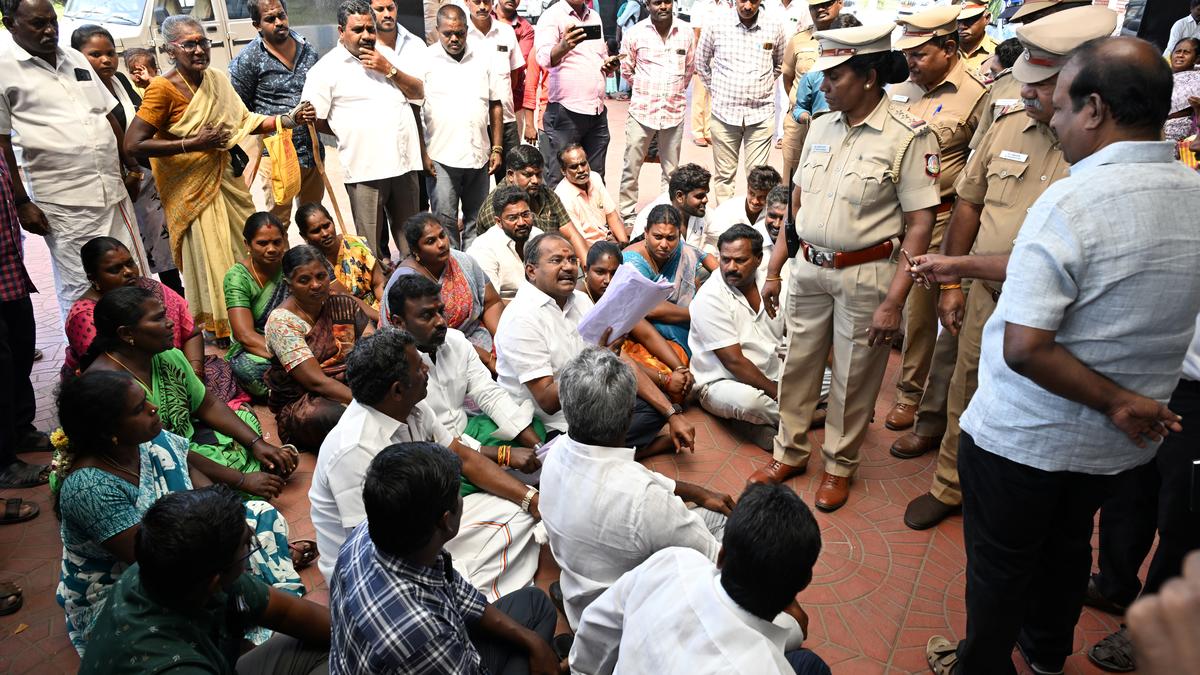 Panchayat residents, MLA protest annexation into Salem Corporation