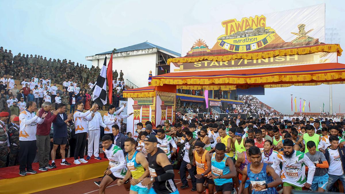 Over 2,300 people participate in first-ever high-altitude Tawang Marathon