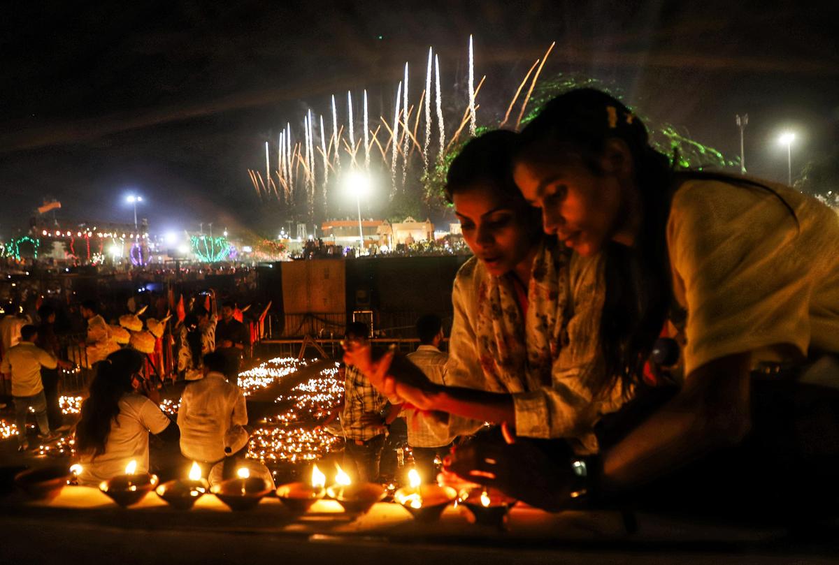 Watch: Ayodhya sets Guinness World Records with 2.6 million diyas on Diwali
