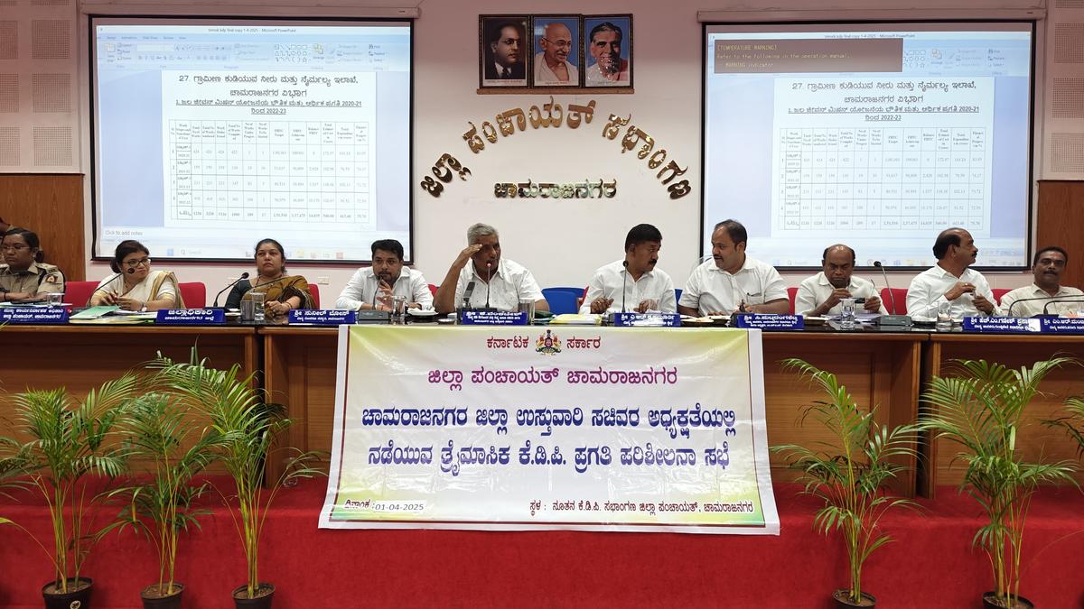 ‘Ensure there is no drinking water scarcity in Chamarajanagar during summer’