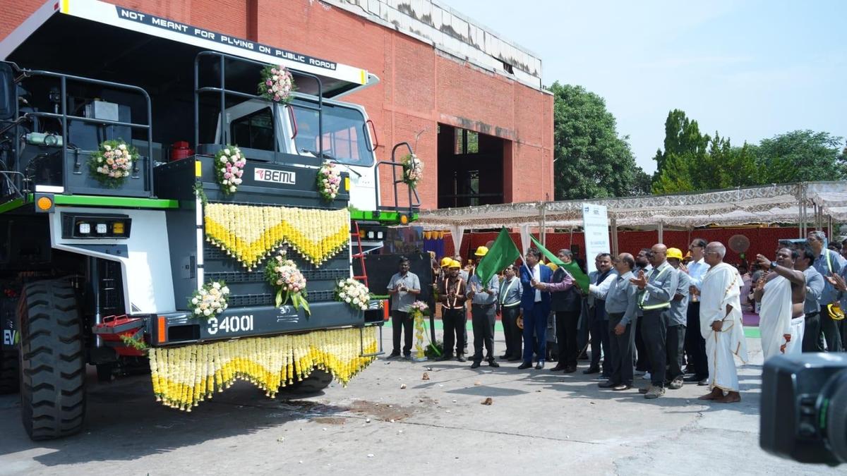 BEML introduces a 35-ton Electric Dump Truck for heavy-duty mining