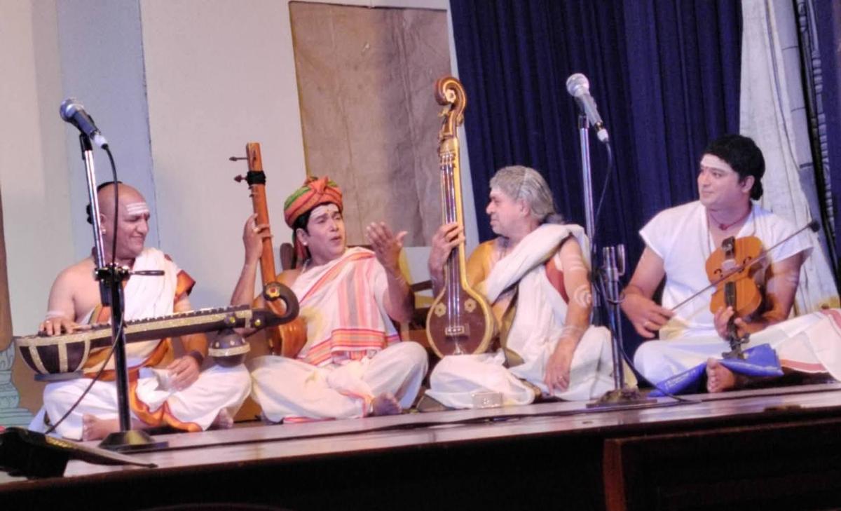 The play is a fine blend of drama and music 