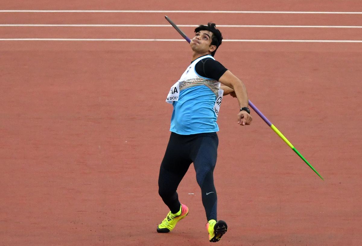 India’s Neeraj Chopra competes in the men’s javelin throw athletics event at the 2017 IAAF World Championships. File.