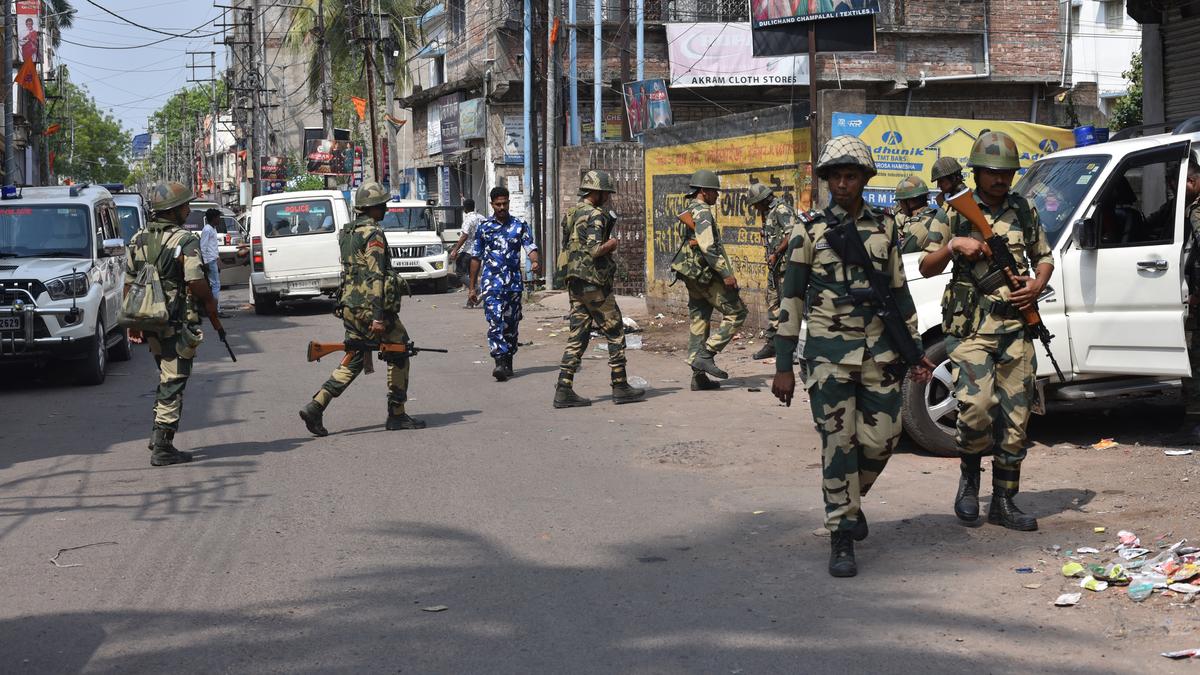 mixed suvendu visits murshidabad offers compensation to two from a family killed in violence