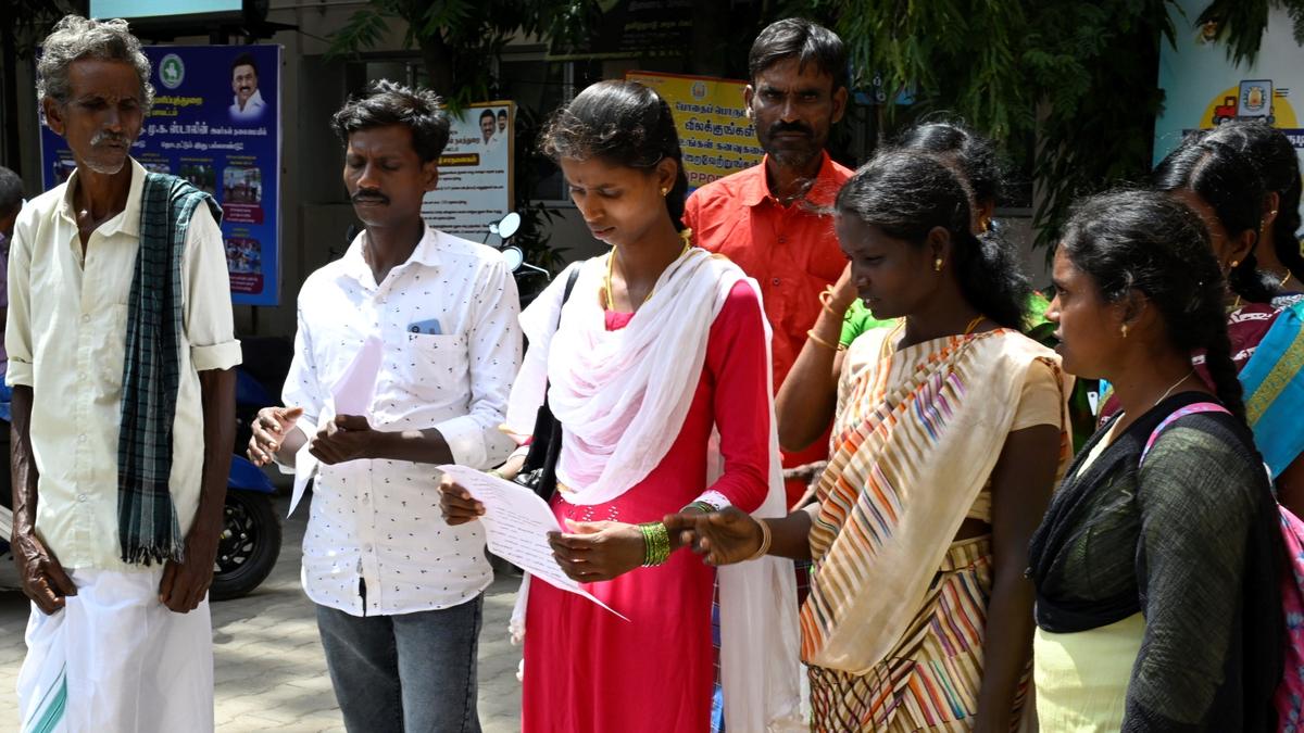 Urali tribal families seek pattas, removal of encroachments near habitation in Erode