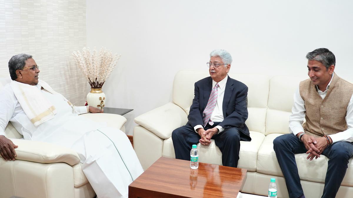 Azim Premji, son Rishad meet CM, Dy.CM