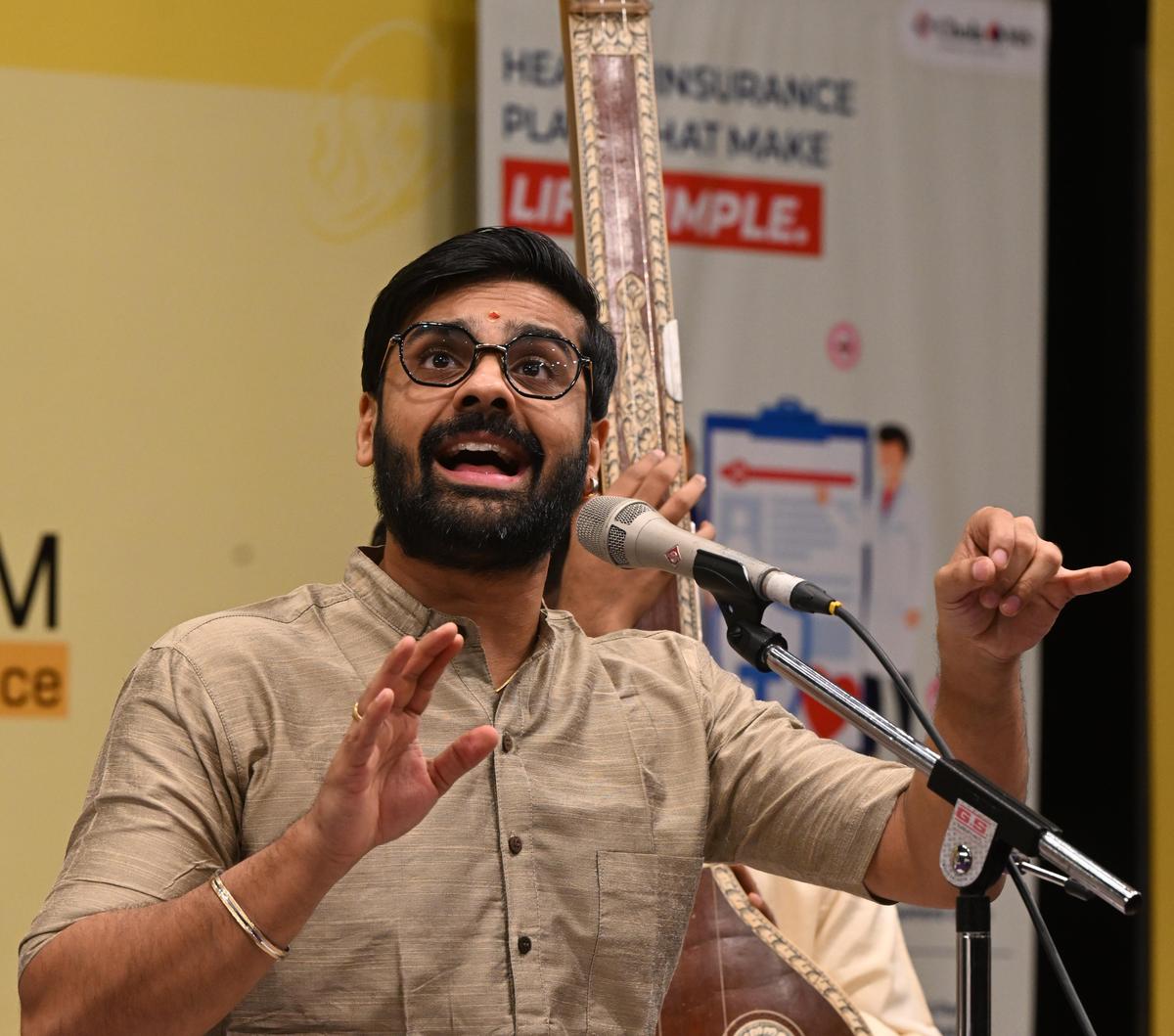 Ramakrishnan Murthy’s concert showcased diverse ragas, composers and tempos. 