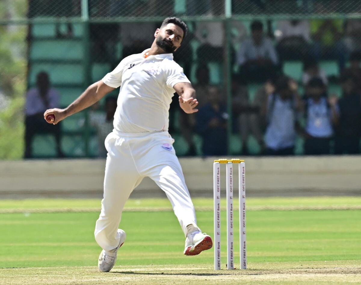 Transferable qualities? Nabi’s suffocating control, late movement and lack of stage fright are attributes that could translate well from domestic to international cricket.