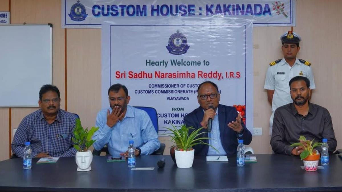 Customs Department has no role in tracing source of rice before its export from Kakinada Anchorage Port, says Commissioner