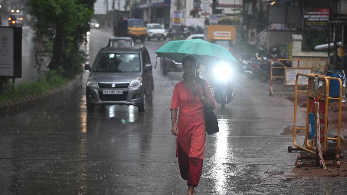 Light to moderate rainfall in Dakshina Kannada, Udupi