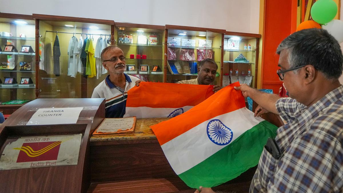 Post offices to sell Tricolour for Har Ghar Tiranga drive The Hindu
