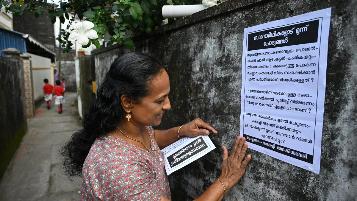 Kerala local body polls: Sea incursion and tidal flooding shape electoral battle in Chellanam